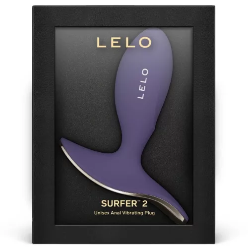 LELO - SURFER 2 UNISEX ANÁLIS VIBRÁLÓ DUGÓ CYBER PURPLE