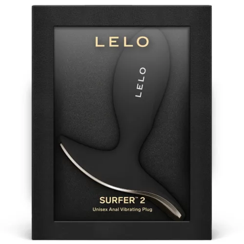 LELO - SURFER 2 UNISEX ANÁLIS VIBRÁLÓ DUGÓ FEKETE