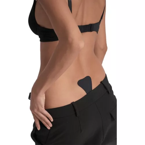 BYE-BRA - RAGASZTÓS TANGA FEKETE EGYMÉRETŰ.