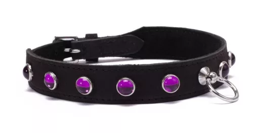 Collare a cristallo Octane Hot Pink_B0O25_3