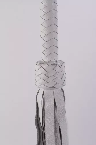 Code in pelle di vitello con manico morbido White_B15O25_3