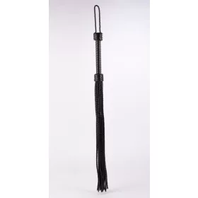 Coda intrecciata in pelle per bambini con manico di bambino