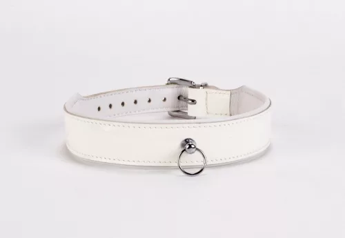 Pelle verniciata con retro bianco in pelle d'agnello