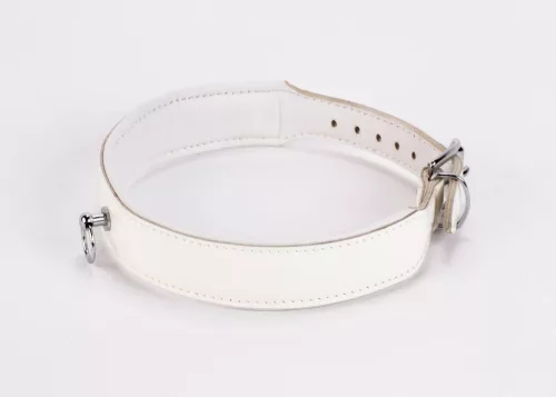 Pelle verniciata con retro bianco in pelle d'agnello