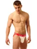 Fukker Jockstrap – stílusos fehér-piros férfi fehérnemű