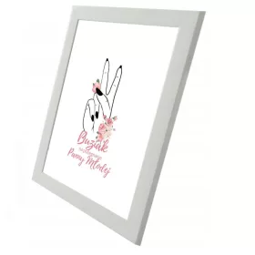 Emléklap buziák fekete plakát keretben