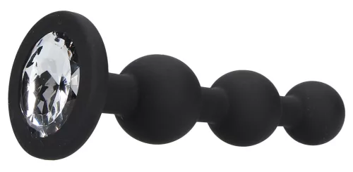 Bijou Beaded – ékszerhatású anális plug 9,5 x 2,5 cm