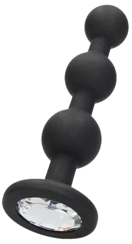 Bijou Beaded – ékszerhatású anális plug 9,5 x 2,5 cm