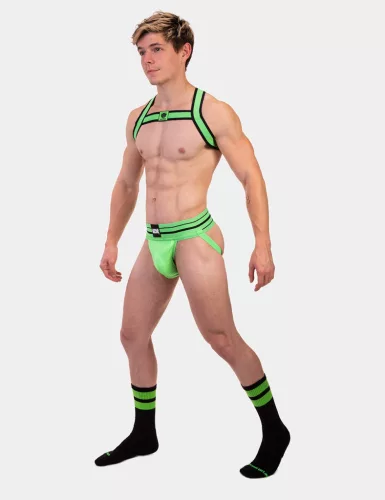 Fluoreszcens zöld edzőzokni - stílus és kényelem