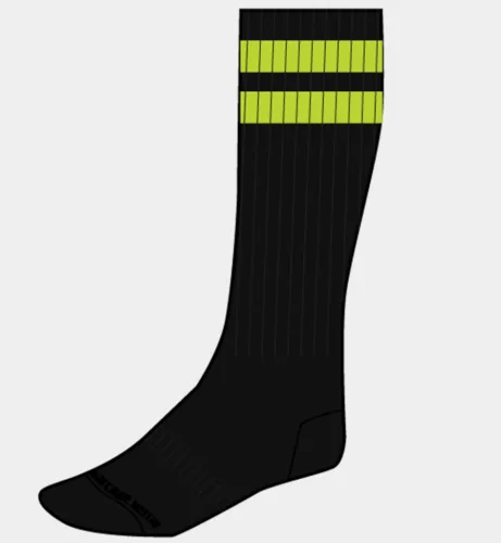 Fluoreszcens zöld edzőzokni - stílus és kényelem