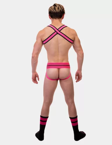 Fekete-Fluoreszkáló Rózsaszín Edzőzokni