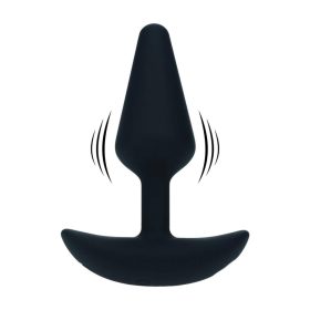 Klasszikus szilikon anál dildó S fekete