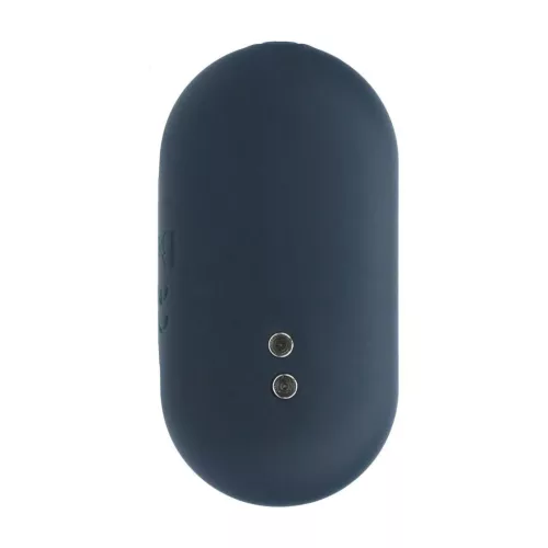 Szilikon anális plug rezgő funkcióval S fekete