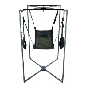 Kit Sling – prémium szövet hinta fekete vázzal