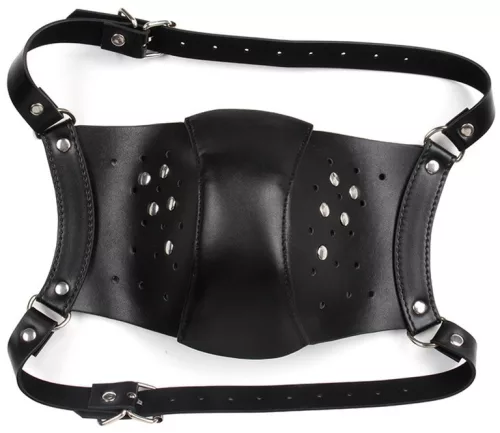 Fekete Punk Álarc - stílusos védelem és titokzatosság