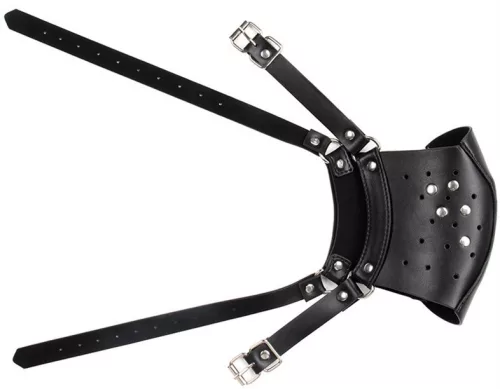 Fekete Punk Álarc - stílusos védelem és titokzatosság