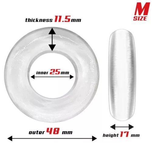 Beast Rings – 3 db átlátszó prémium gyűrű szett