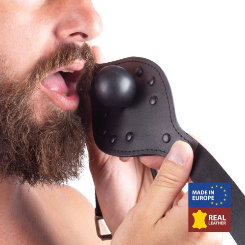 Felfújható bőr labdás maszk – stílusos érzéki élvezet