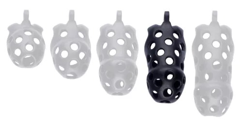 Dotty XL – prémium férfi zár alagút 10 x 4 cm, fekete