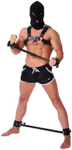 Állítható fém rúd bőr csuklókkal – 65-120 cm