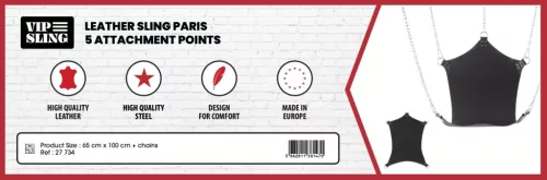 Paris – öt pontos bőr felfüggesztés