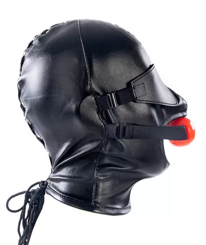 Prémium SM maszk gagszal – stílusos felnőtt játék