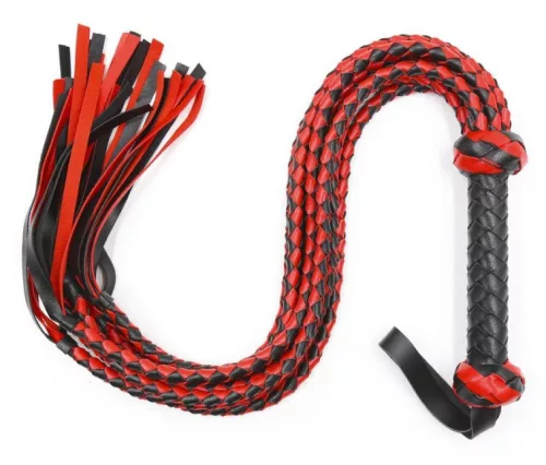 Tigress Long Swift – 78 cm-es érzéki vibrátor fekete-pirosban