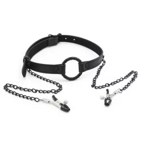   Gag Nip Ring – stílusos mellbimbó feszítő fekete színben