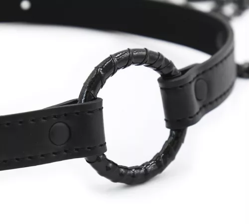 Gag Nip Ring – stílusos mellbimbó feszítő fekete színben