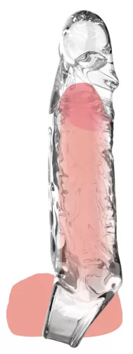 Get Real M – áttetsző pénisz hüvely 13 x 3 cm