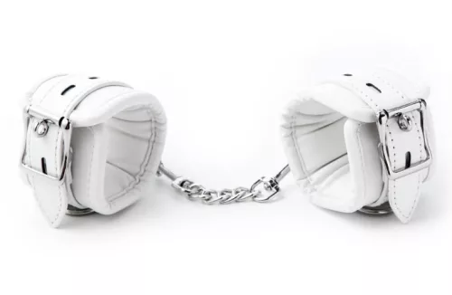 CUFF BOMB – fehér csuklókötöző készlet