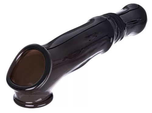 Wolf's Fang – péniszhosszabbító mandzsetta (fekete)