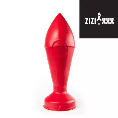 Zizi Glide – prémium piros anális plug 18 x 6 cm