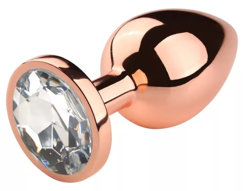 Bijou PinkyGold – áttetsző prémium anális kiegészítő