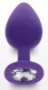 Bijou Diamond – prémium anális dugó M, lila