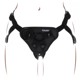 Strap-On Get Real – fekete dildós öv harnesz