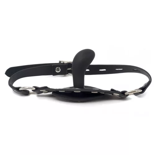 Felfújható Bulb Gag - elegáns szexjáték fekete színben