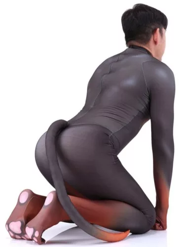 Fekete és Tűz Doberman Cosplay Jelmez