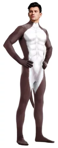 Donkey Cosplay – fehér-barna jelmez prémium minőségben