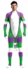 Cartoon Cosplay Overall – fehér-zöld-lila színekben
