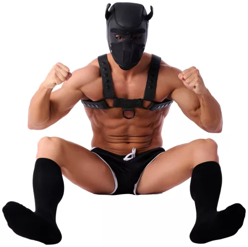 COLORS SneakXX – divatos fekete magas zokni