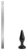 Plug Classic S – érzéki anális kiegészítő, fekete 11 cm