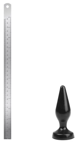 Plug Classic S – érzéki anális kiegészítő, fekete 11 cm