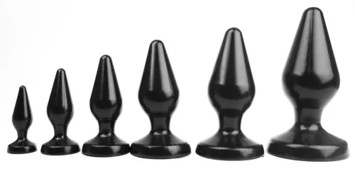 Plug Classic S – érzéki anális kiegészítő, fekete 11 cm