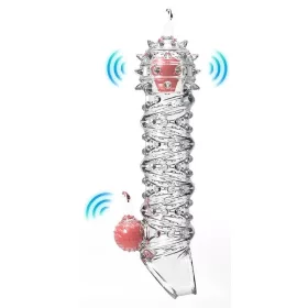   Tortyvizz – vibráló pénisz ujjtömlő, 12 x 4 cm, átlátszó