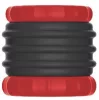 Soqlo ballstretcher – prémium fekete-piros péniszgyűrű 35 mm