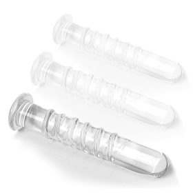 Prémium üveg dildó – 18 cm érzéki kényeztetéshez