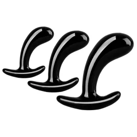 Három ívelt plug párna – 11 x 3,5 cm fekete