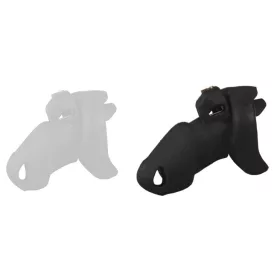   Flexty – prémium férfi meghittségi ketrec, fekete 10,5x3,5cm