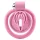 Sissy csiklózár – prémium pink chastity cage